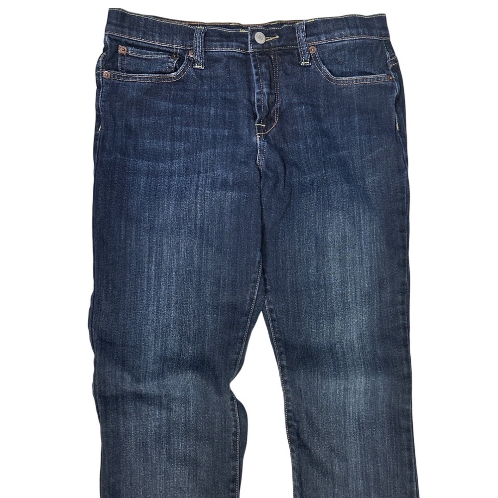 Lucky Brand Straight Leg‎ Jeans Womens 30 Dark Wash Western Cowgirl Rodeo Denim